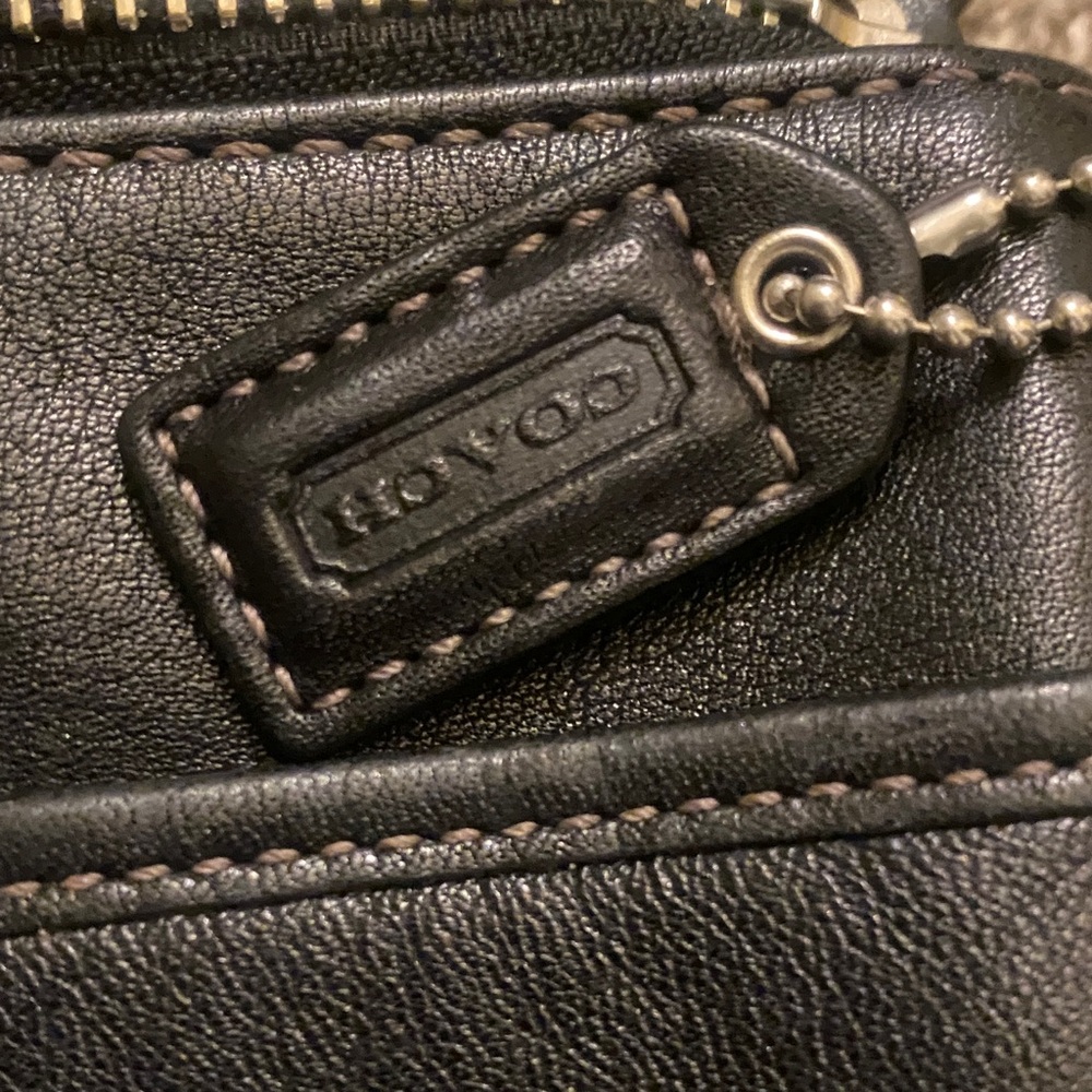 Coach Black Leather Crossbody Bag - Picture 4 of 8